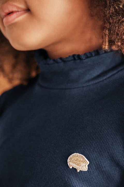 Below-Sweater - Navy hedgehog - Image principale