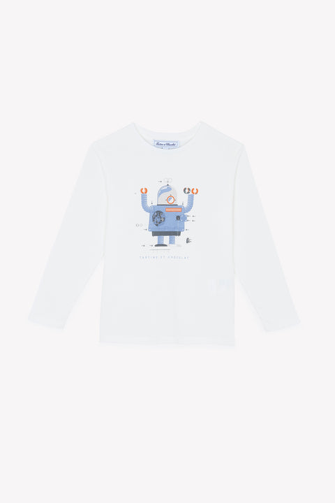 T-shirt - rust Illustration robot - Image principale