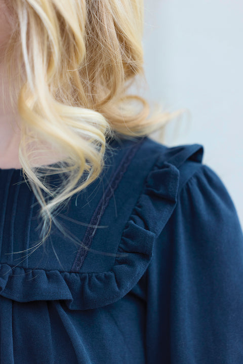 T-shirt - Marine volanté - Image principale