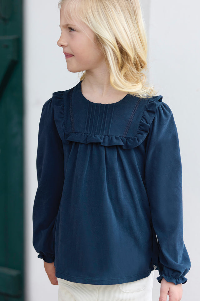 T-shirt - Marine volanté - Image principale