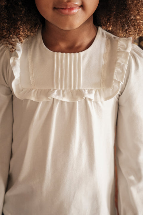 T-shirt - Ecru fluffy - Image principale