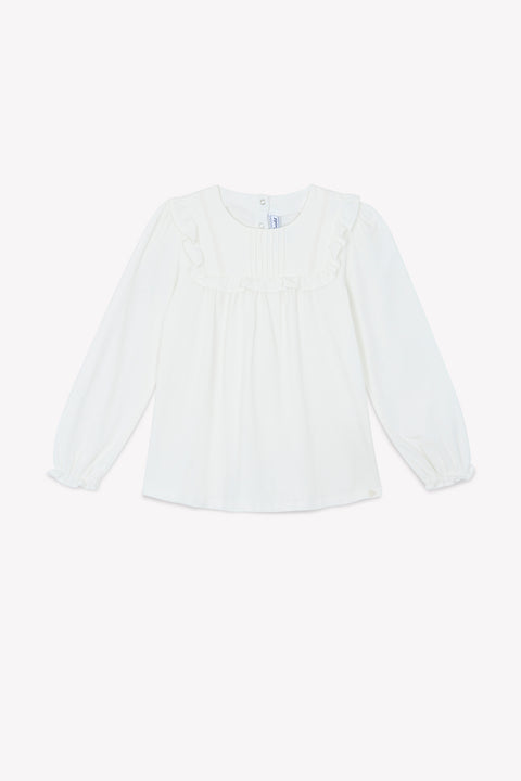 T-shirt - Ecru fluffy - Image principale