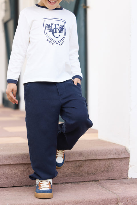 T-shirt - Ecru écusson TC - Image principale