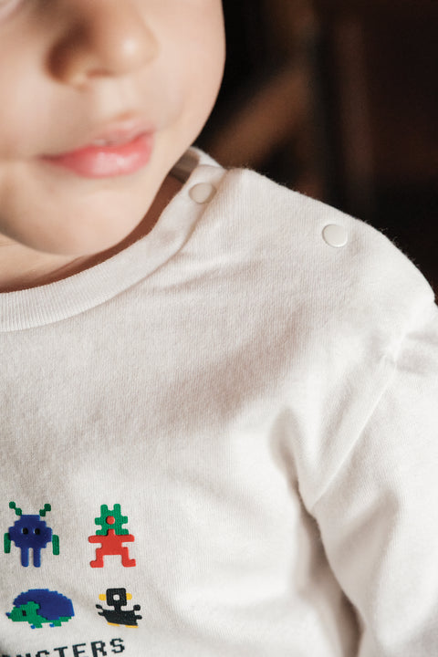 T-shirt - Bleu électrique illustration game on - Image principale