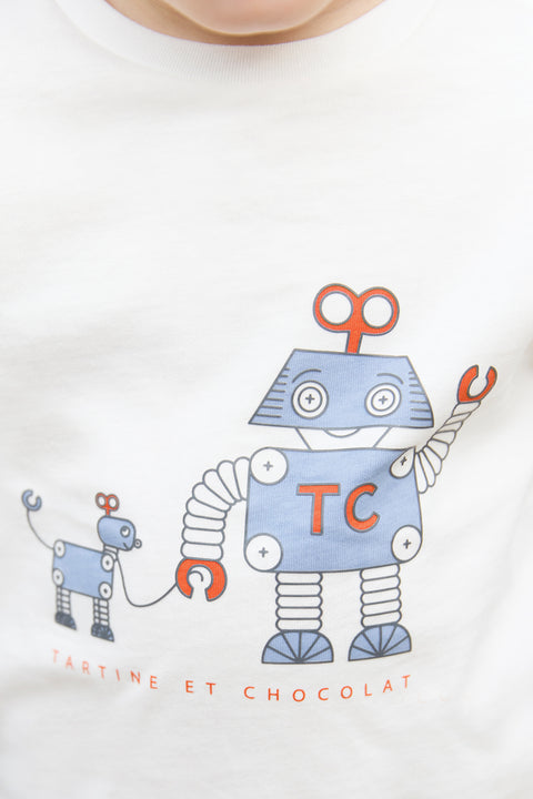 T-shirt - Rouille illustration petit robot - Image principale