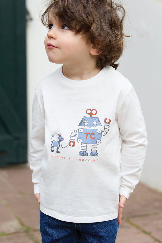 T-shirt - Rouille illustration petit robot - Image principale