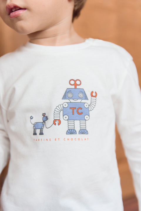 T-shirt - Rouille illustration petit robot - Image principale