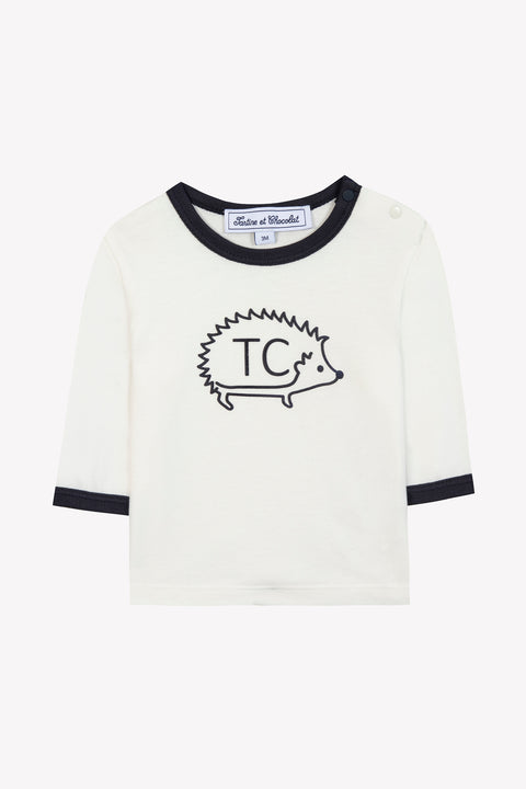 T-shirt - Ecru hérisson - Image principale