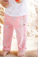 Broek - praline Streeps