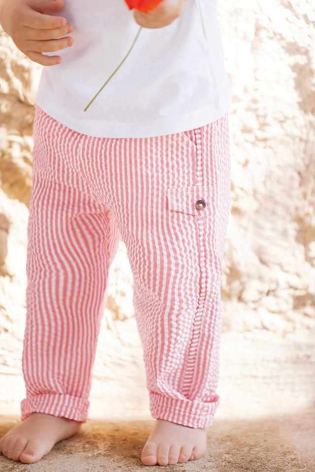 Pantalon - Praline rayures - Image principale