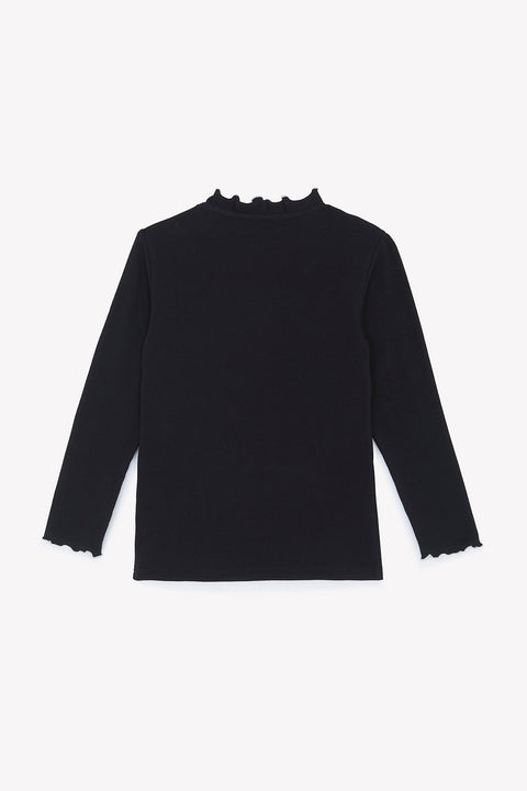 Below-Sweater - Black Chimney collar - Image principale