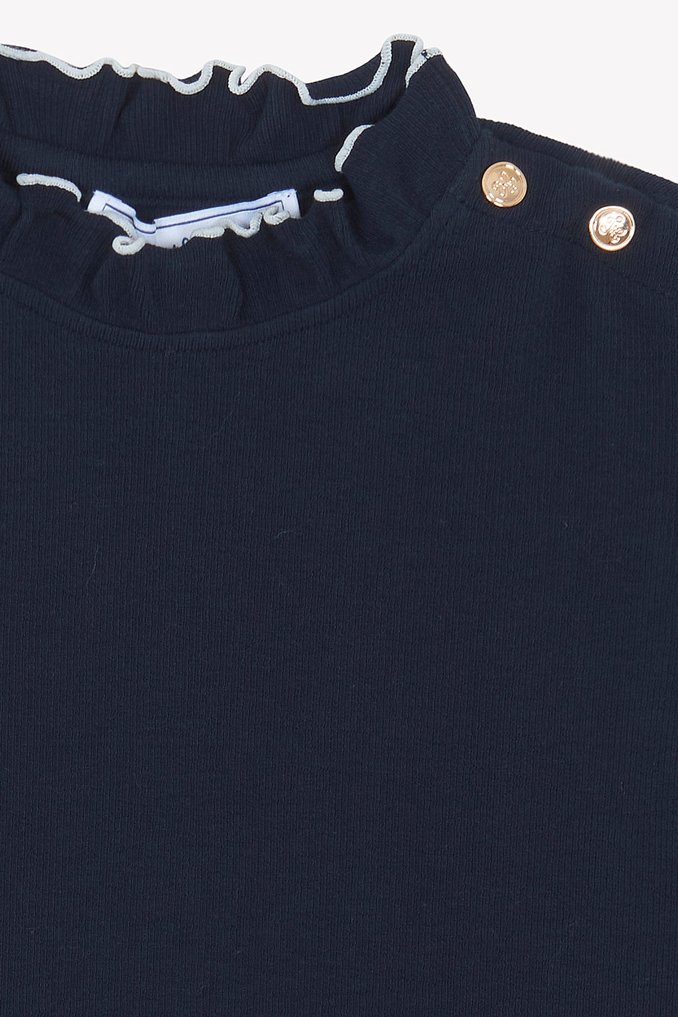 Onderstaand-Trui - Navy Trecherhals