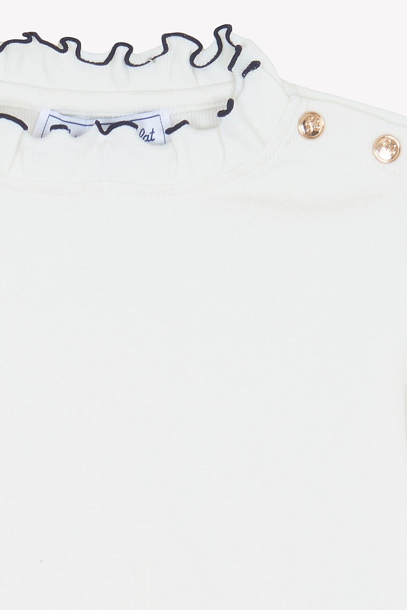 Onderstaand-Trui - Ecru Trecherhals