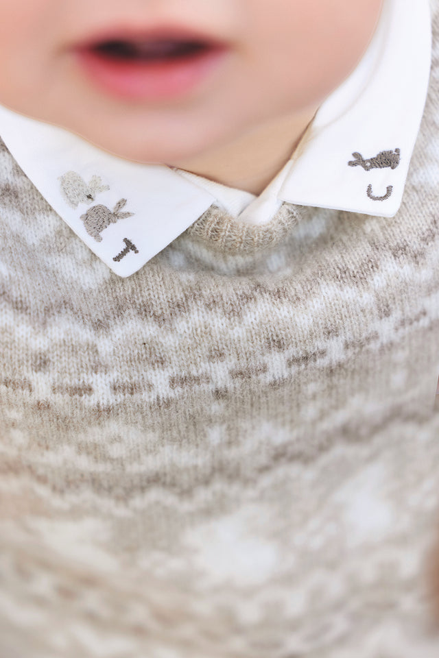 Body - Ecru Embrodery rabbit - Image principale