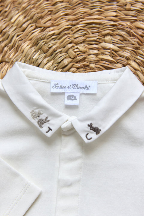 Body - Ecru Embrodery rabbit - Image principale