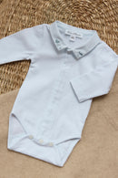 Lichaam - Licht blauw Borduurwerk konijn