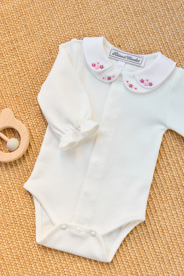 Body - Ecru double Collar petal - Image principale