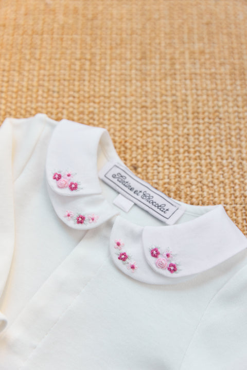 Body - Ecru double Collar petal - Image principale