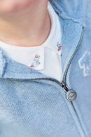 Body - Ecru broderie petit robot