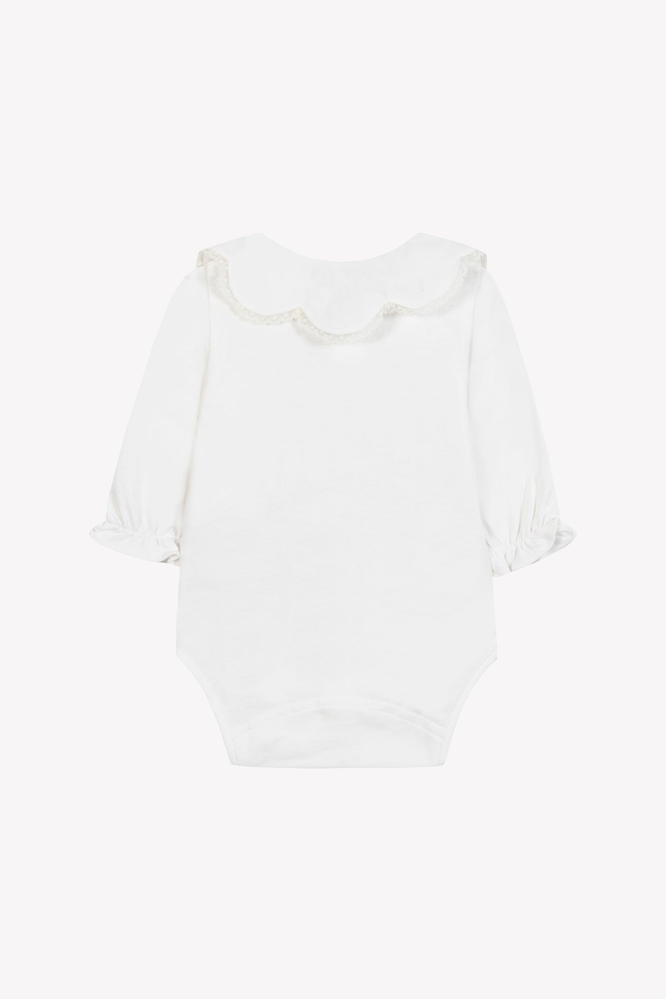 Body - Ecru Rüschenkragen