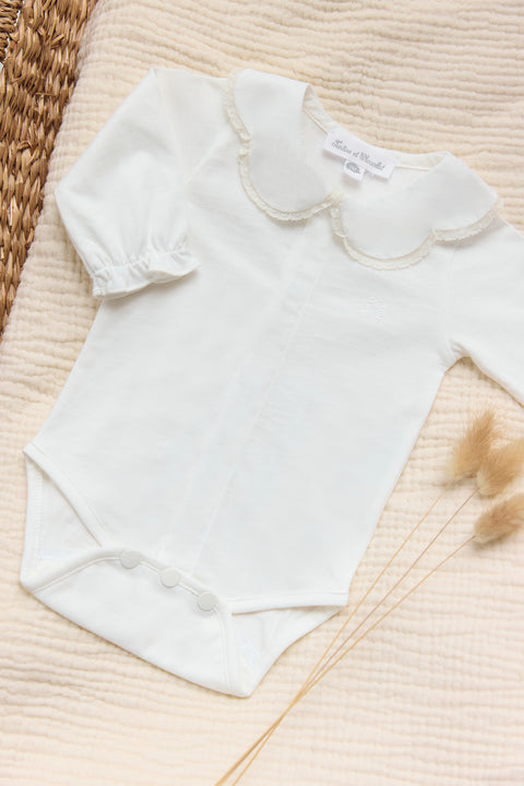 Body - Ecru col volanté - Image principale