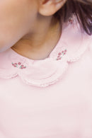 Body - Rose pâle broderie petits trésors