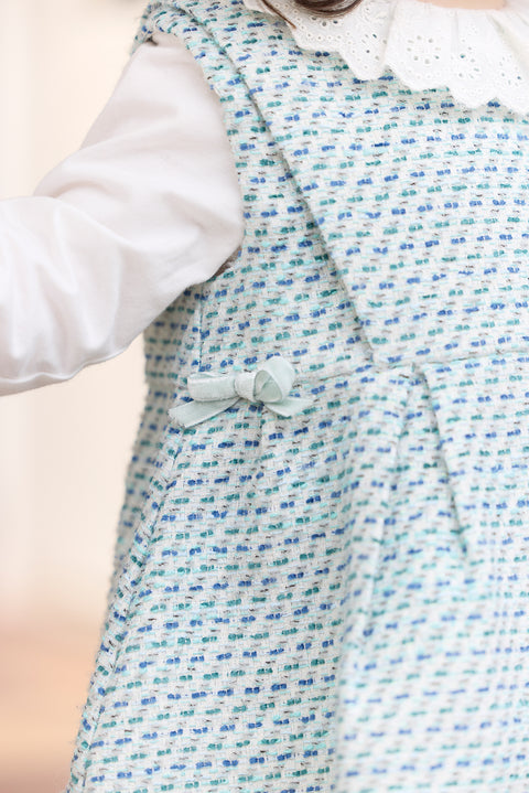 Robe - Emeraude en tweed - Image principale