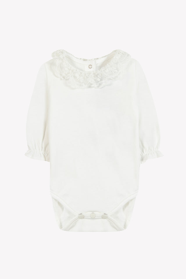 Body - Ecru Collar Embrodery English - Image principale