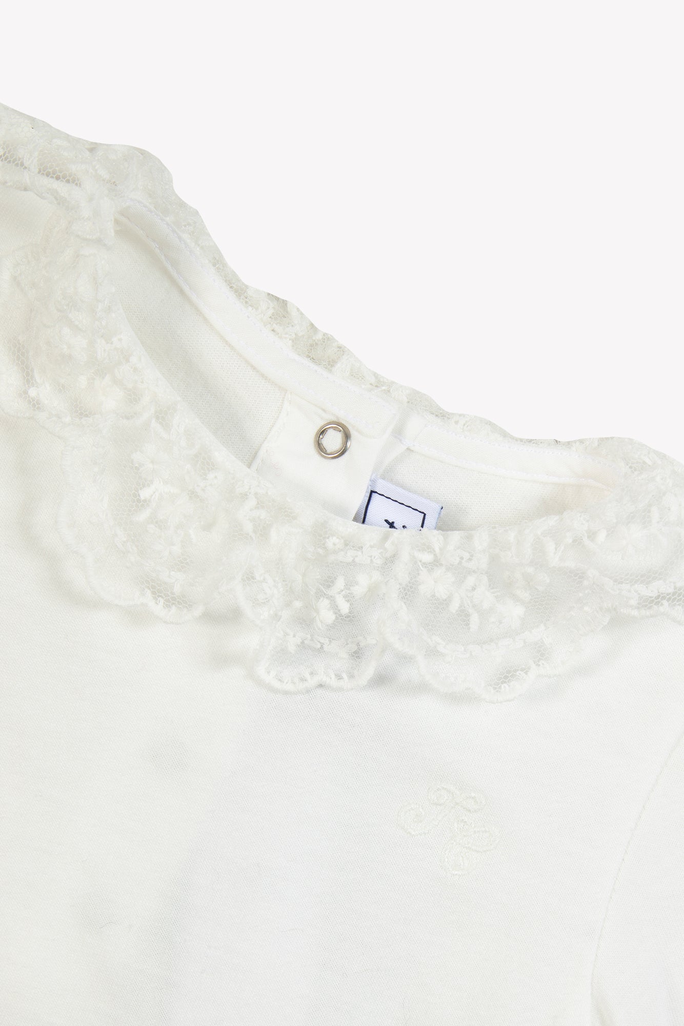 Body - Ecru col broderie anglaise