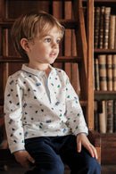 Polo - Blauw elektrisch Tekening pixels