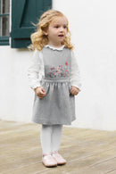 Robe - Gris chiné à bretelles croisées