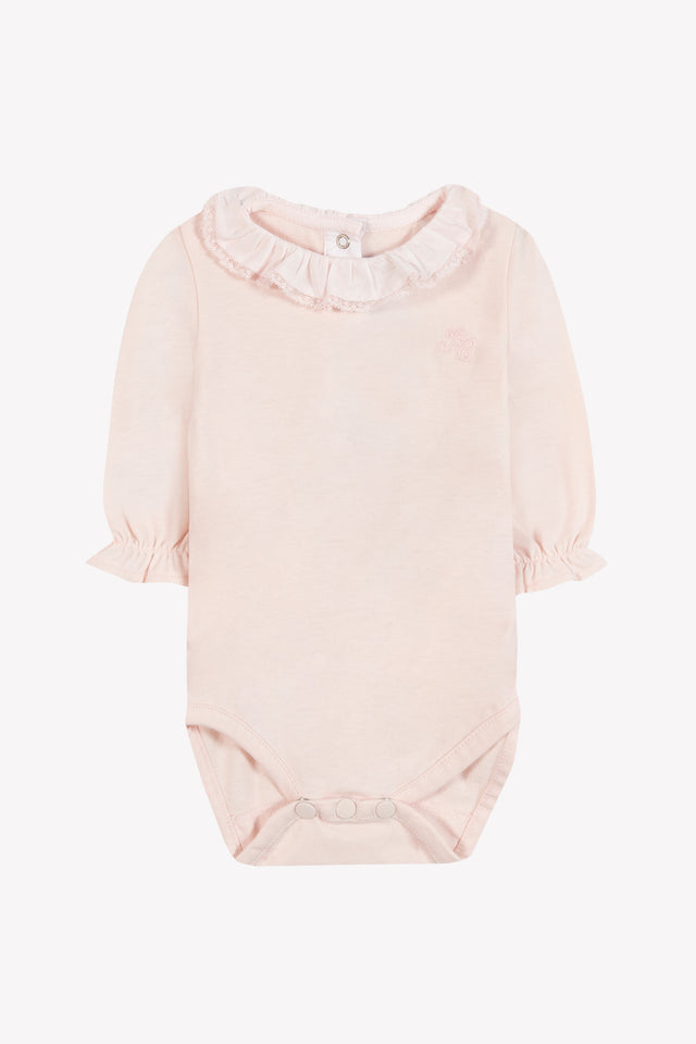 Body - Pale pink little Ruffled collar - Image principale