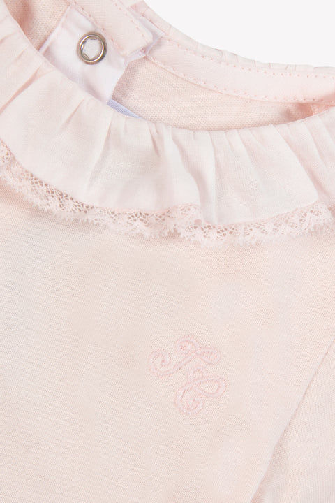 Body - Pale pink little Ruffled collar - Image principale