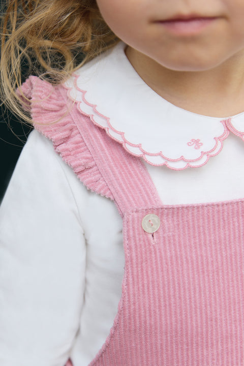 Salopette longue - Eglantine en velours - Image principale