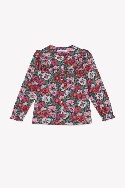 Tunique - Magenta tissu liberty - Image principale