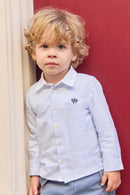 Shirt - Licht blauw TC monogram