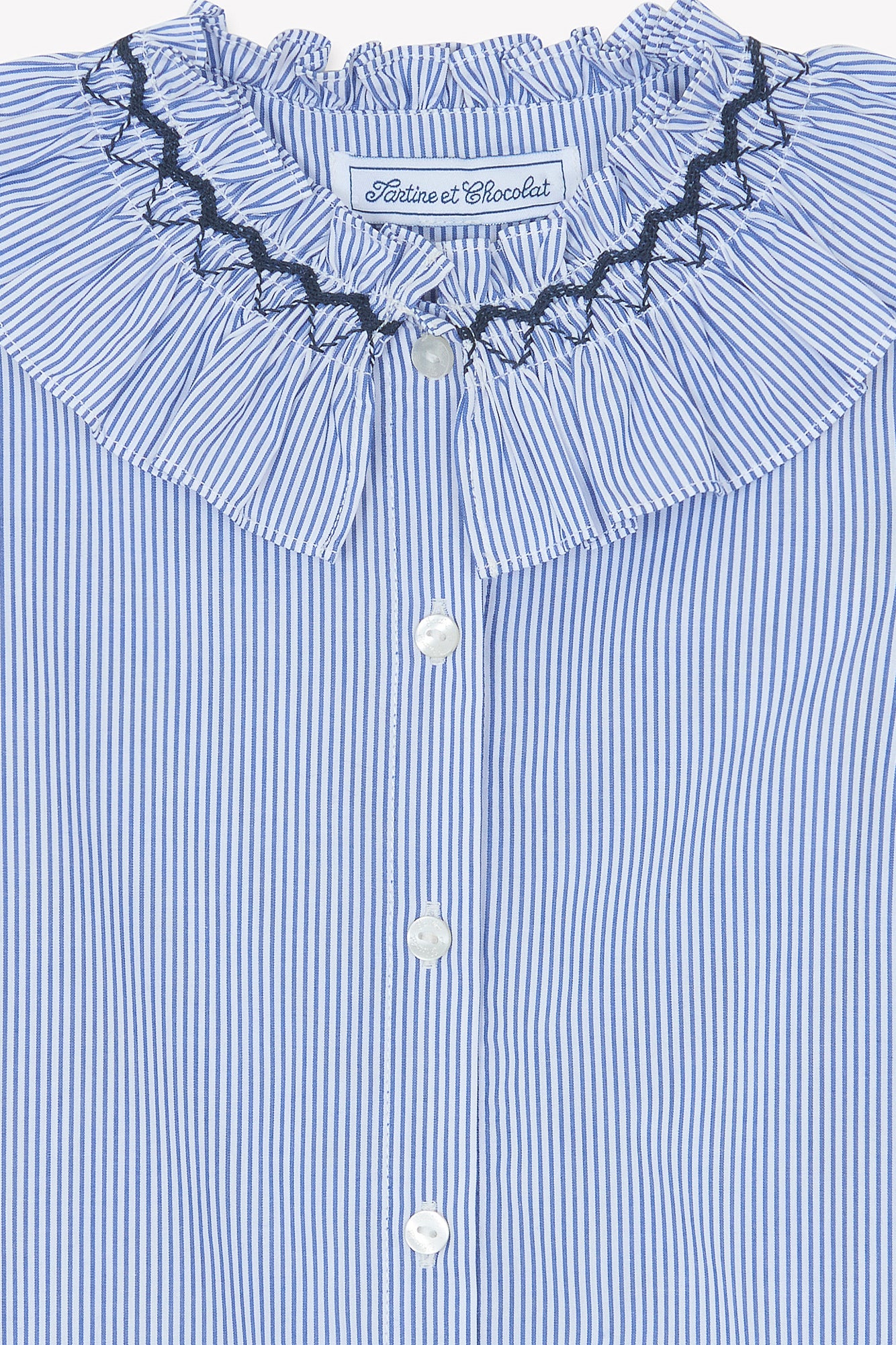 Tunika - Blau Chambray Streifens