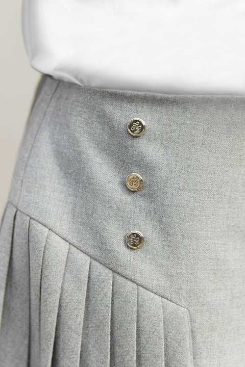 Jupe - Gris plis religieux - Image principale