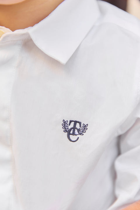 Chemise - Blanche monogramme TC - Image principale