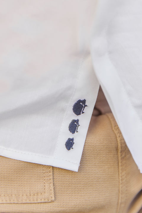 Chemise - Blanche monogramme TC - Image principale