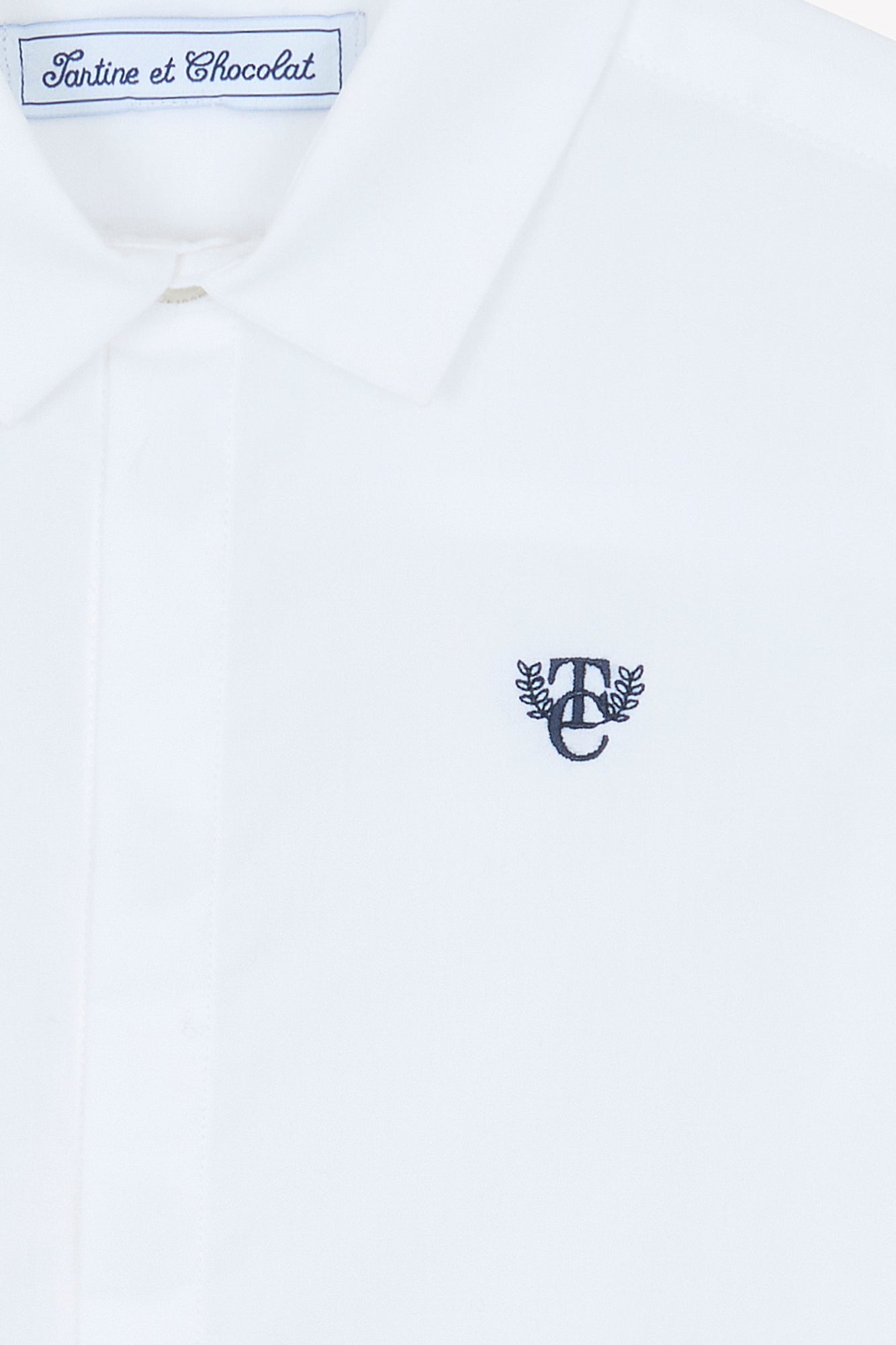 Chemise - Blanche monogramme TC