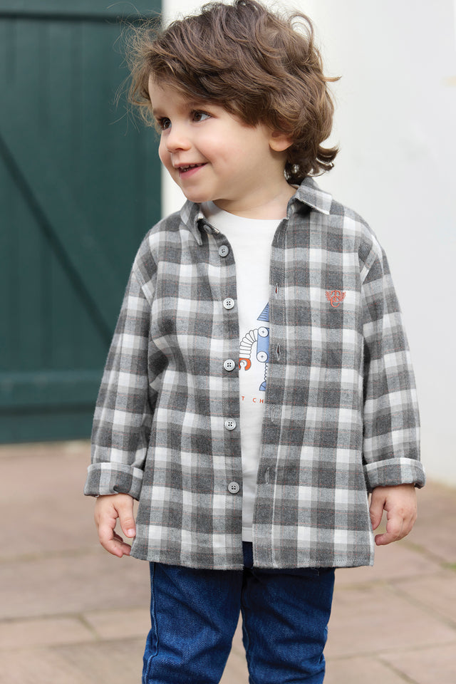 Overshirt - Grey AVERAGE Check - Image principale