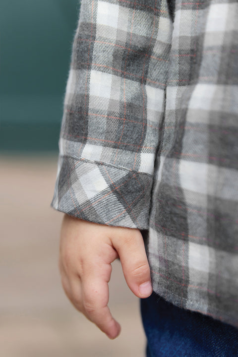 Overshirt - Grey AVERAGE Check - Image principale