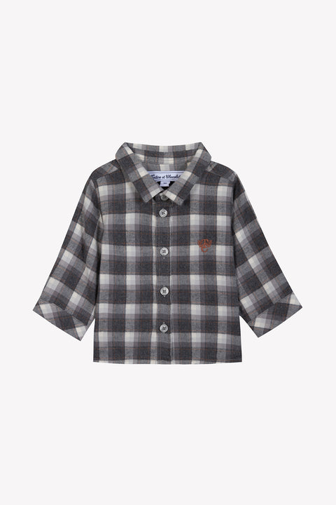 Overshirt - Grey AVERAGE Check - Image principale
