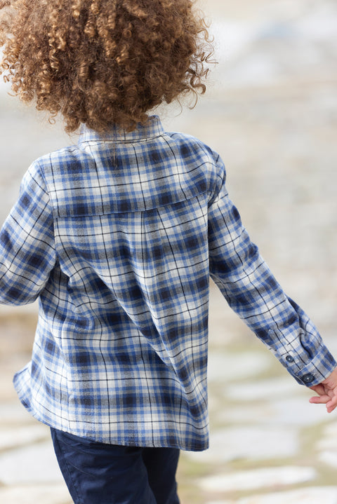 Surchemise - Gris moyen flanelle - Image principale