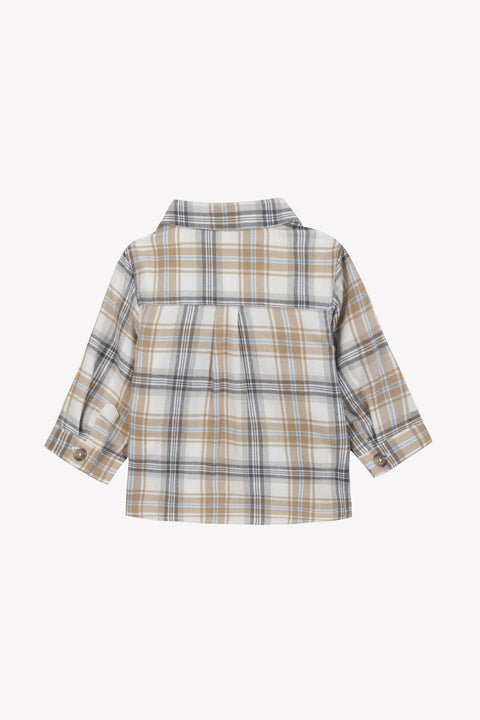 Surchemise - Ecru carreaux - Image principale