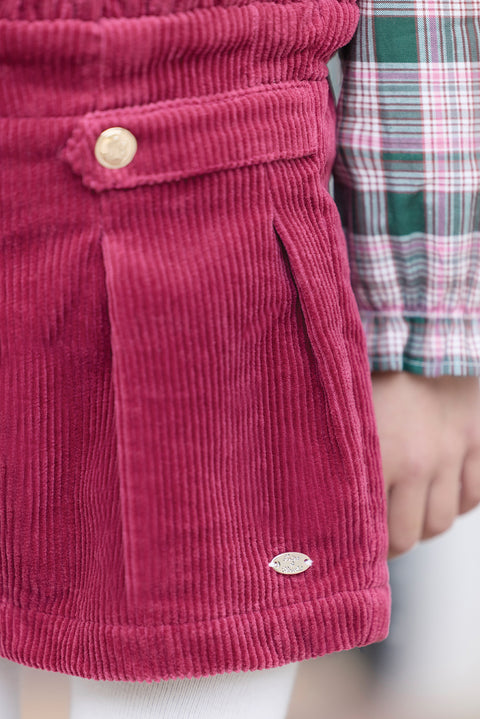 Short - Magenta velours - Image principale