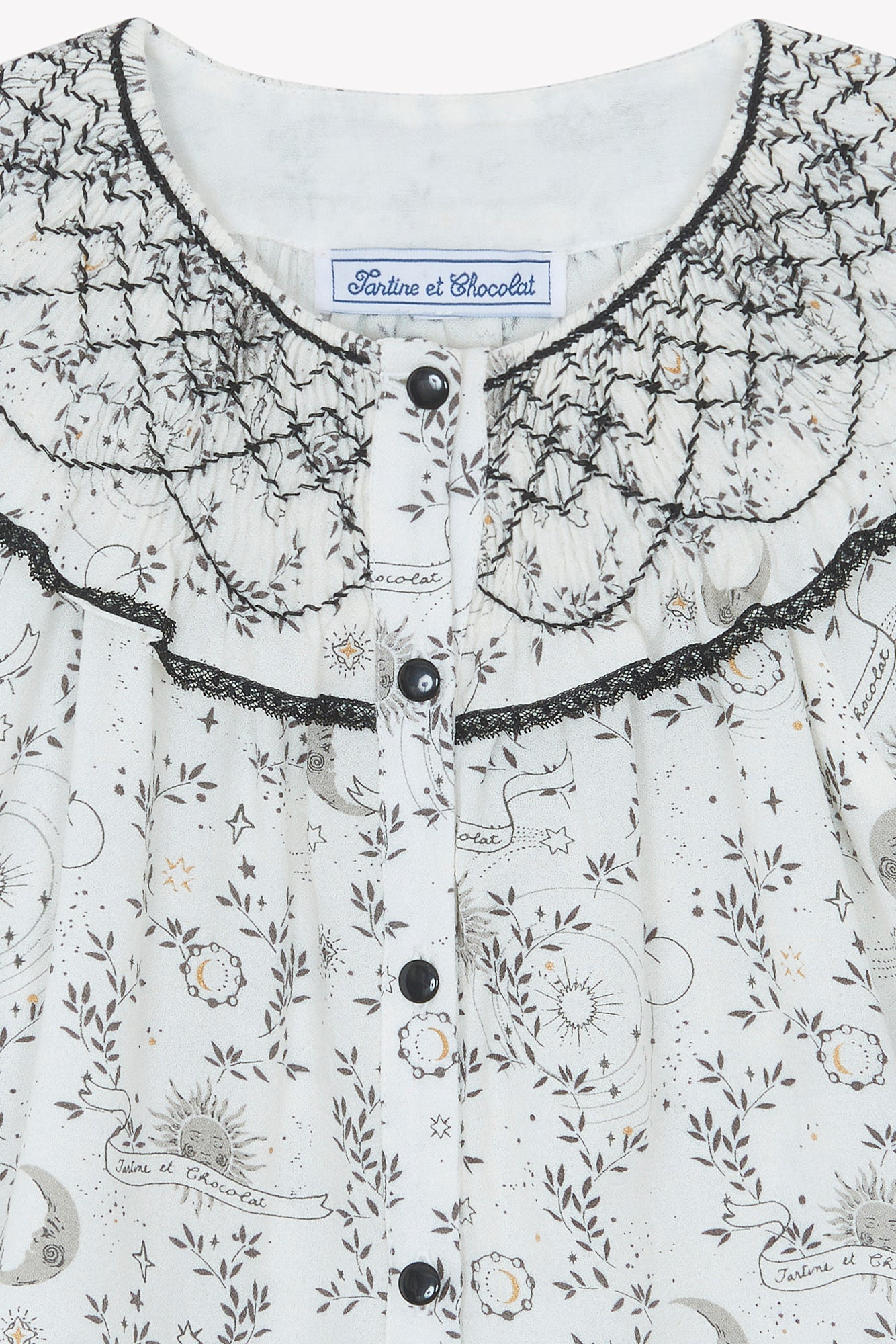 Tuniek - Ecru borduurwerk