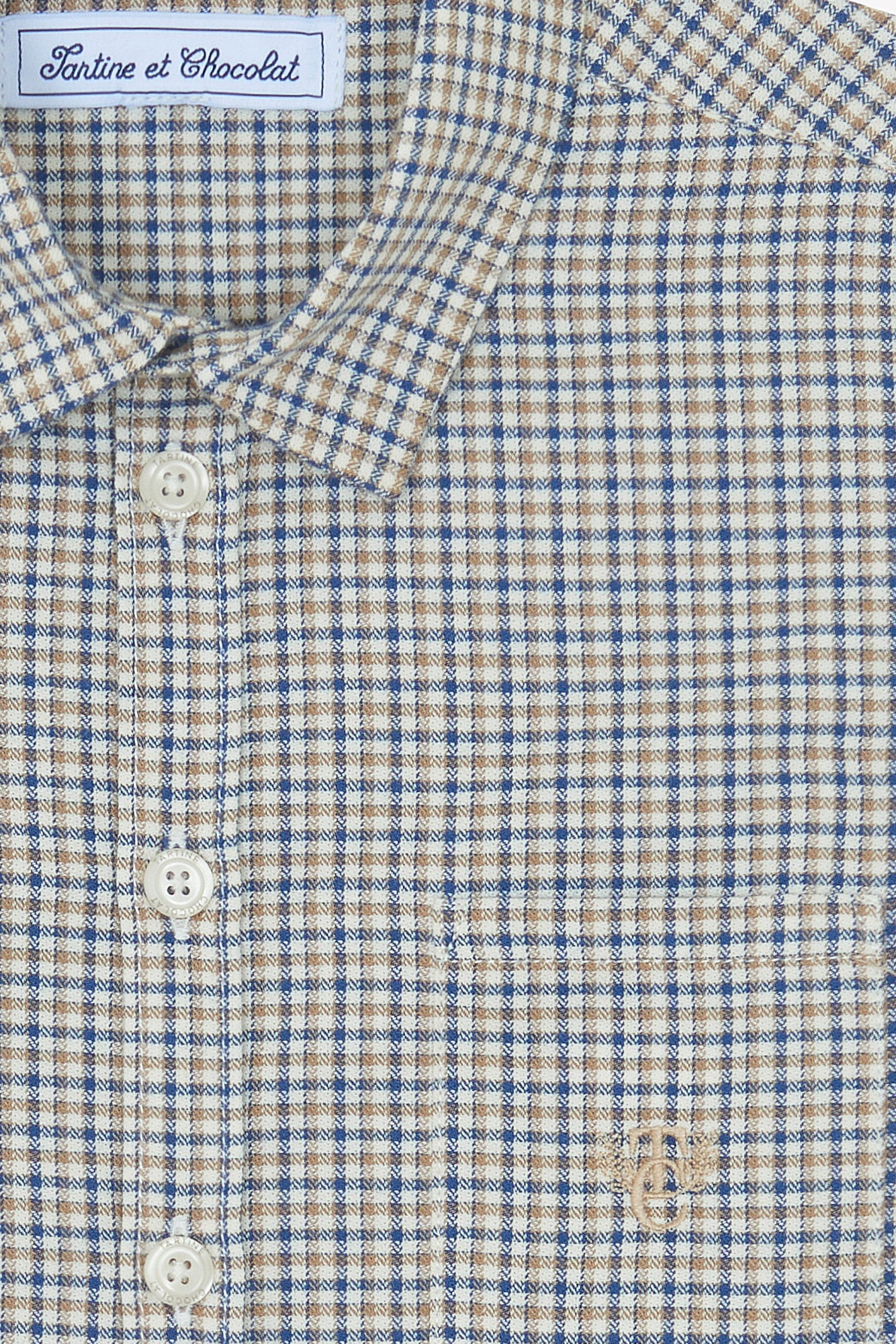 Chemise - Ecorce à carreaux