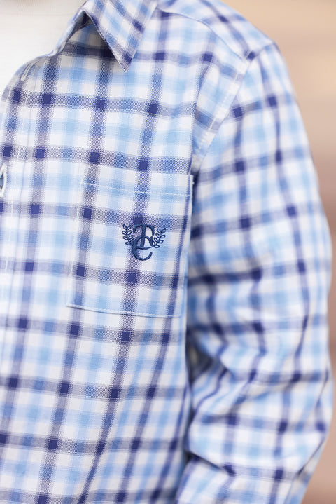 Chemise - Marine à carreaux - Image principale